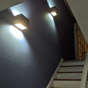 Concrete Cube Wall Sconce