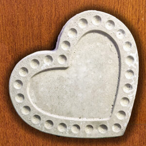 Concrete Heart Trivet